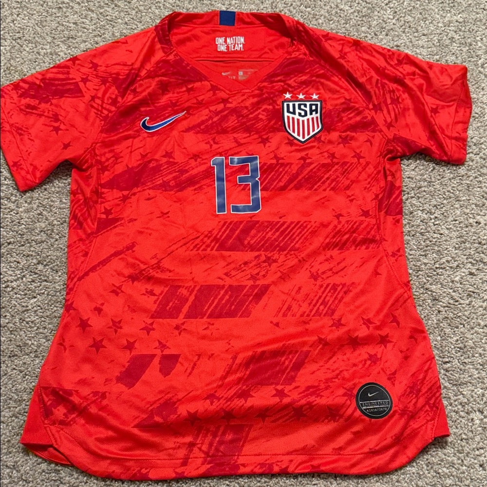 Nike women’s USA Soccer Jersey #Morgan